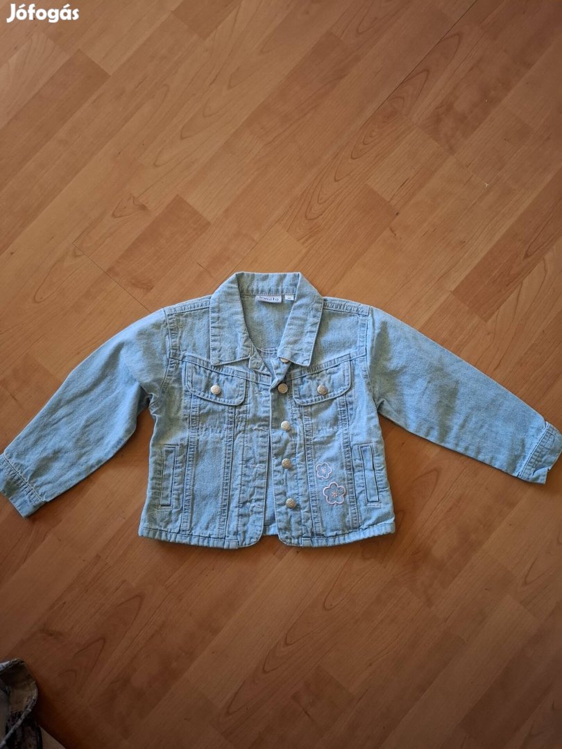 98-as lányka farmer kabát