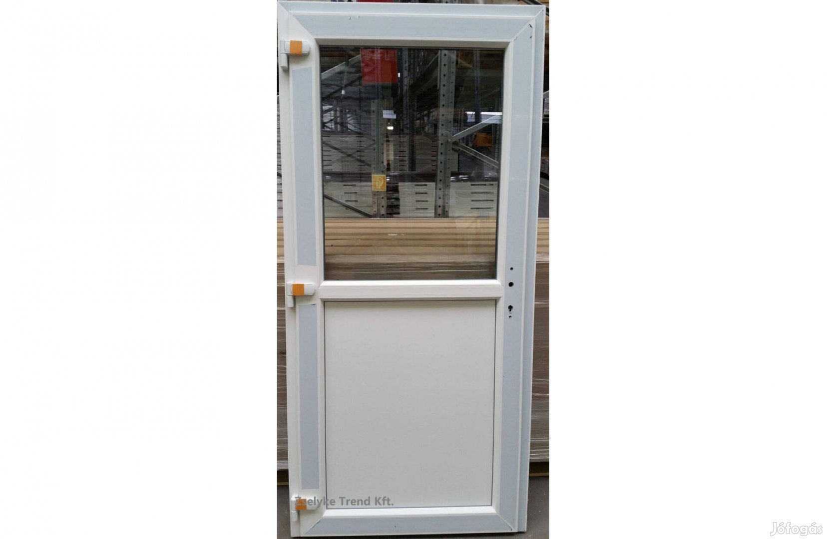 98x208 cm Félig üveges bejárati ajtó -hőszigetelt kültéri -