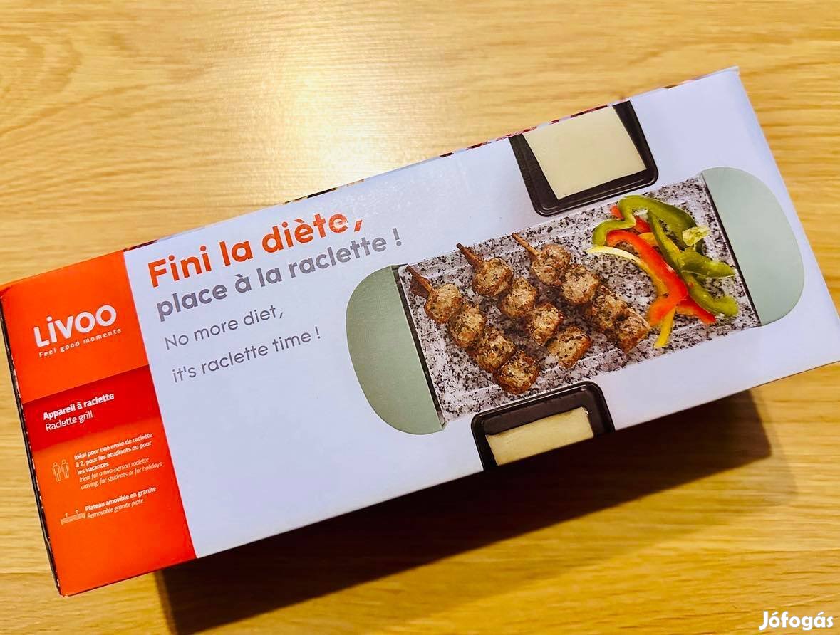 9990ft Új Raclette gránit asztali grill limitált bontatlanul