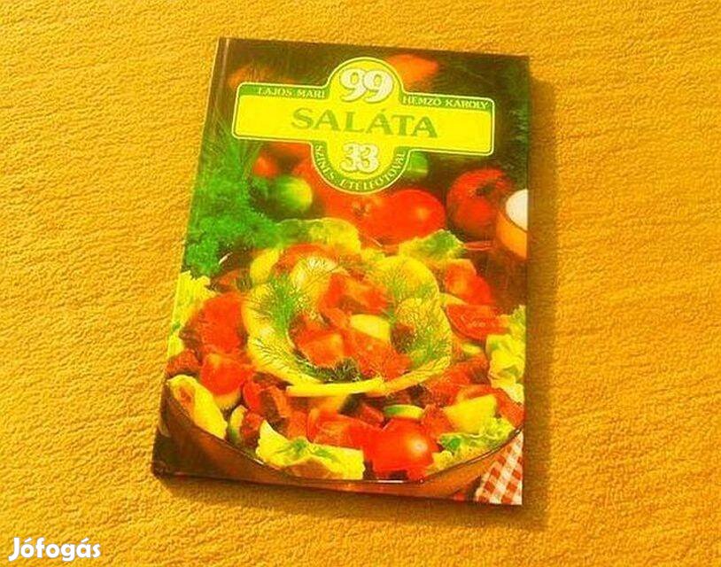 99 Saláta 33 színes ételfotóval - Lajos Mari, Hemző Károly - Új könyv