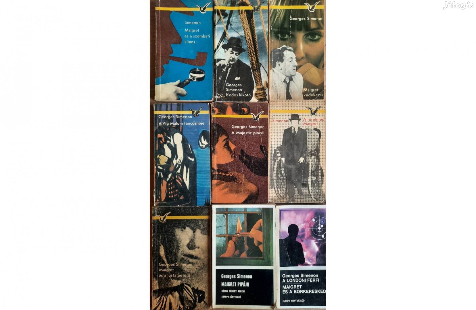 9 darab Maigret könyv eladó