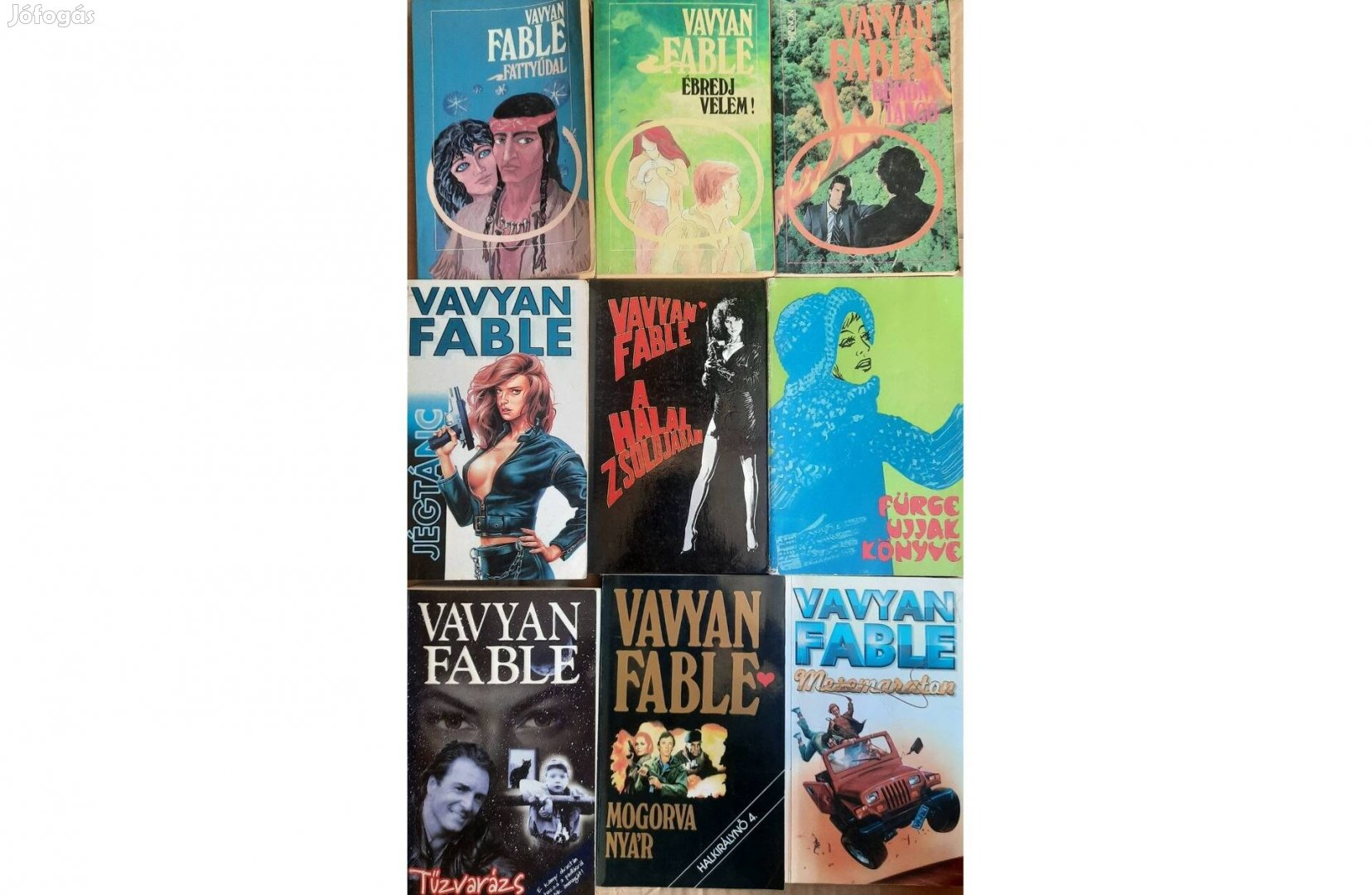 9 darab Vavyan Fable könyv eladó
