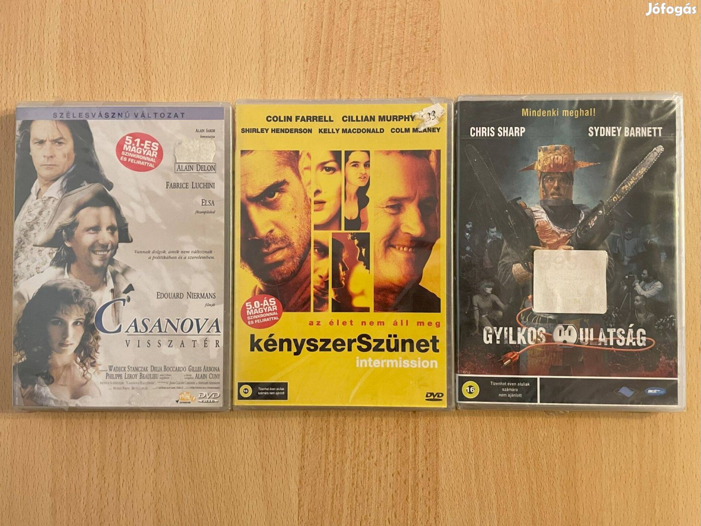 9 db bontatlan új DVD film egyben
