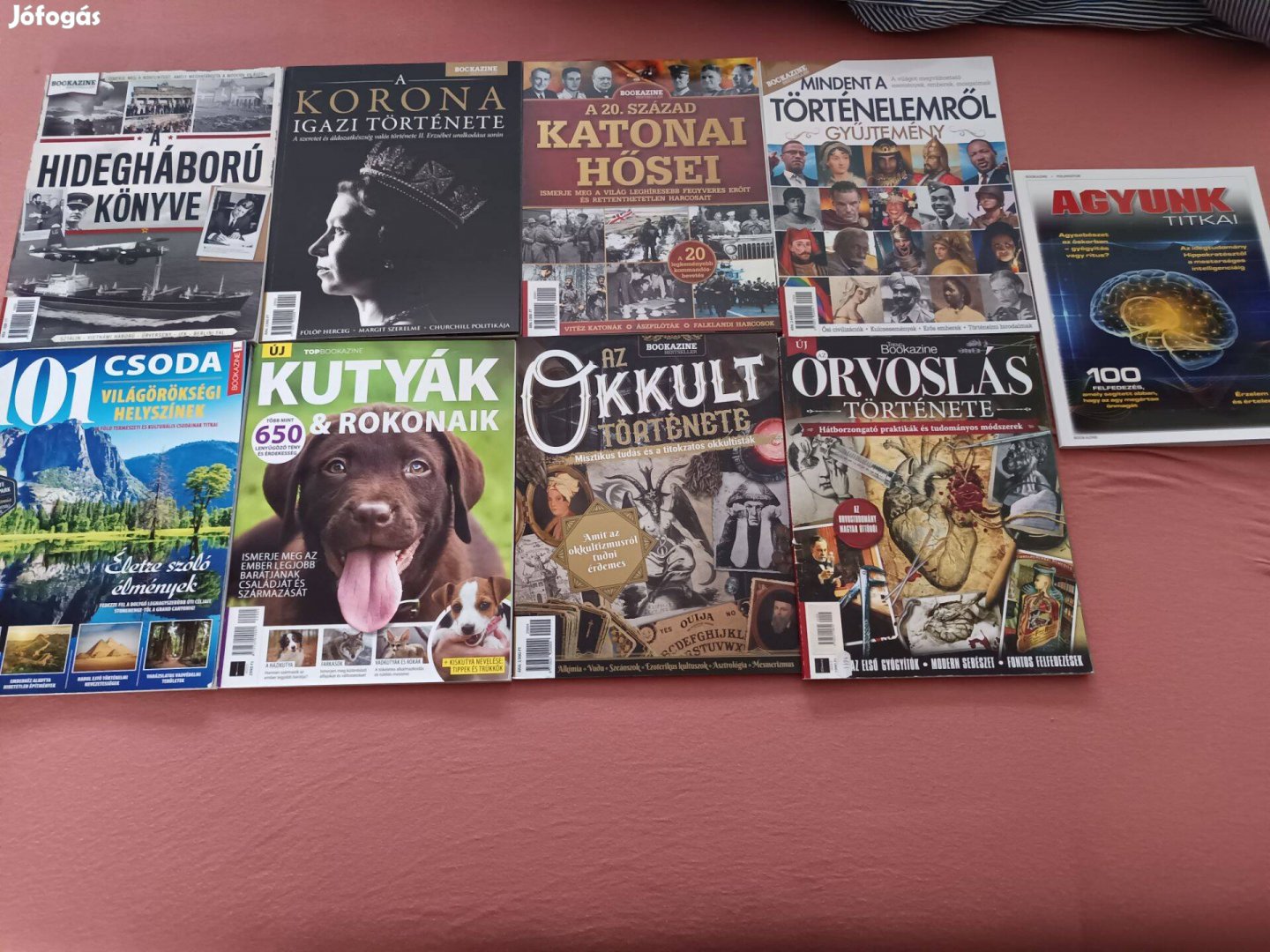 9 db bookazine eladó egyben