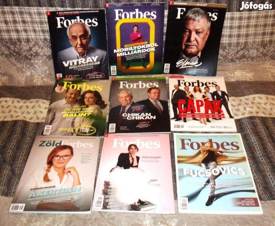 9 db új Forbes magazinok