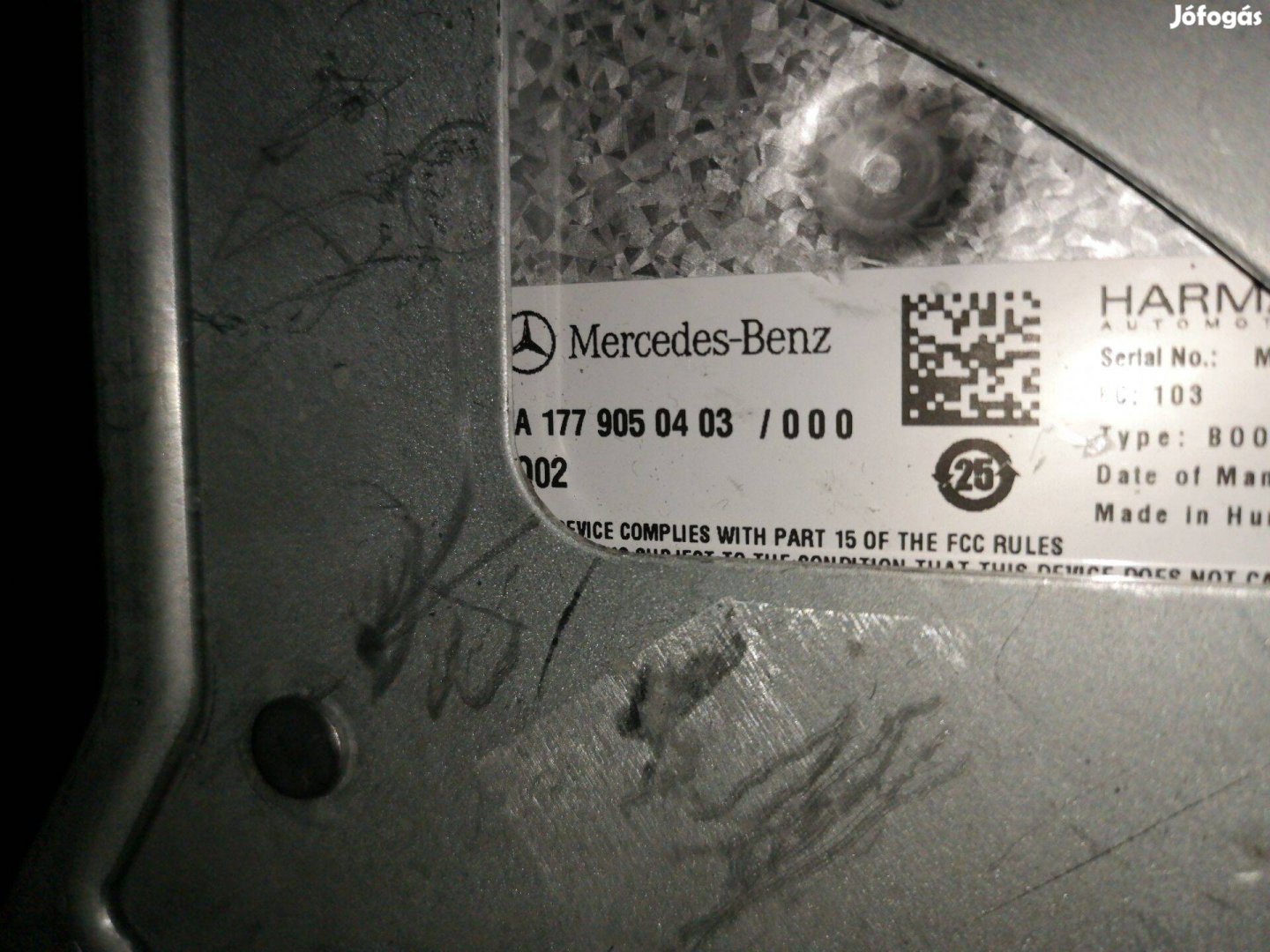 A1779050403 R0302 Mercedes Erősitő Harman-Kardon