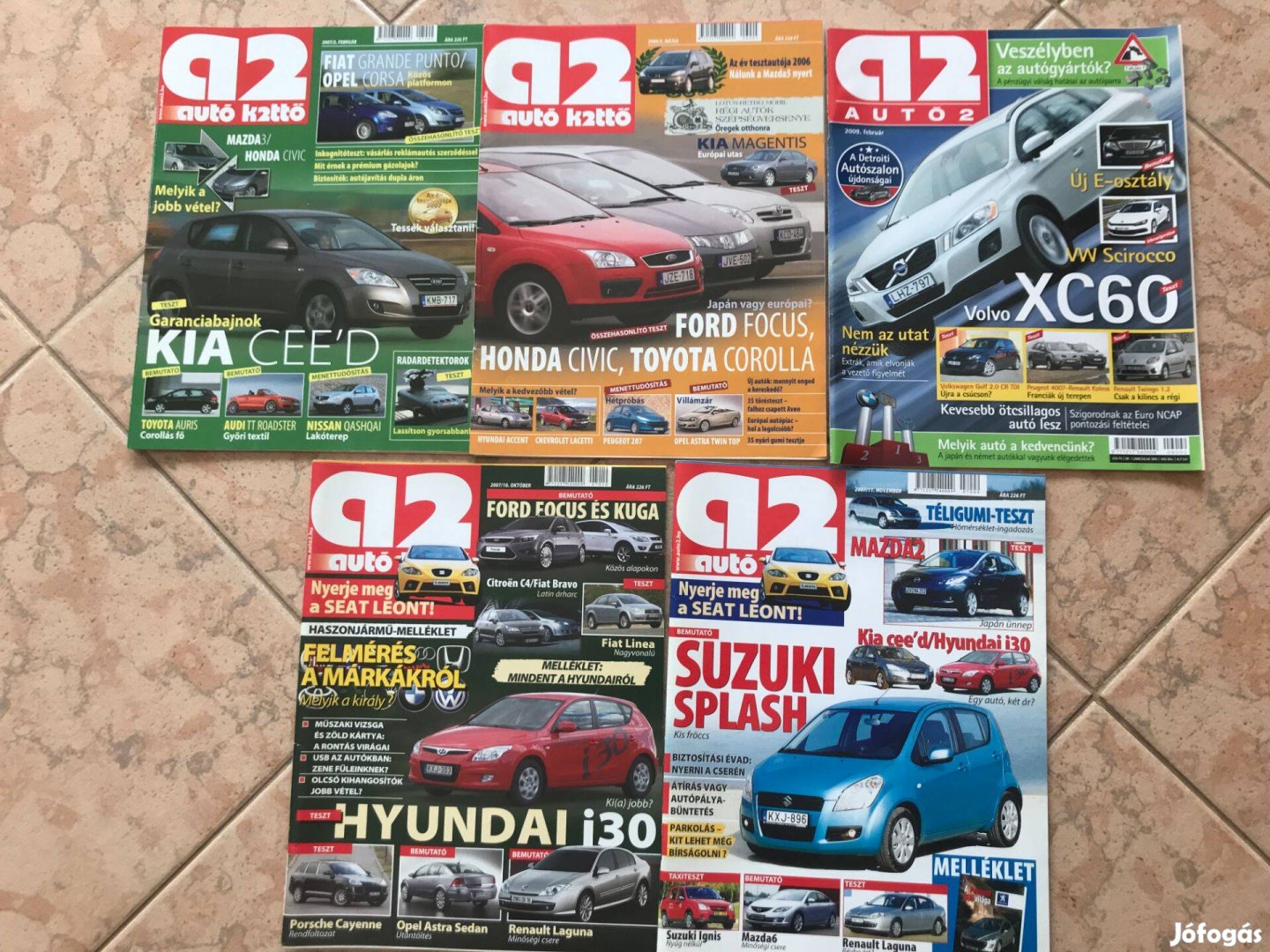 A2, autó kettő magazinok