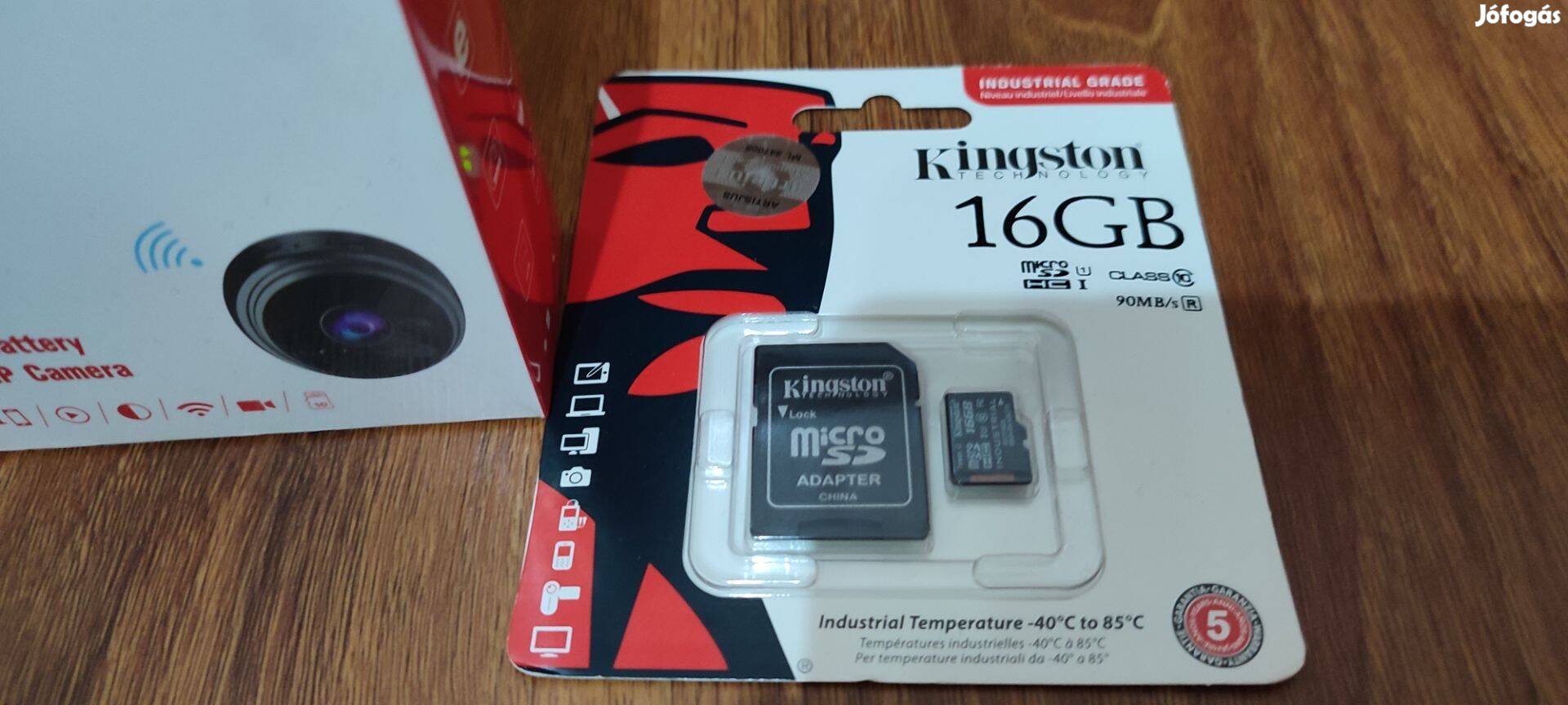 A9 mini wifi kamera + 16GB micro sd kártya