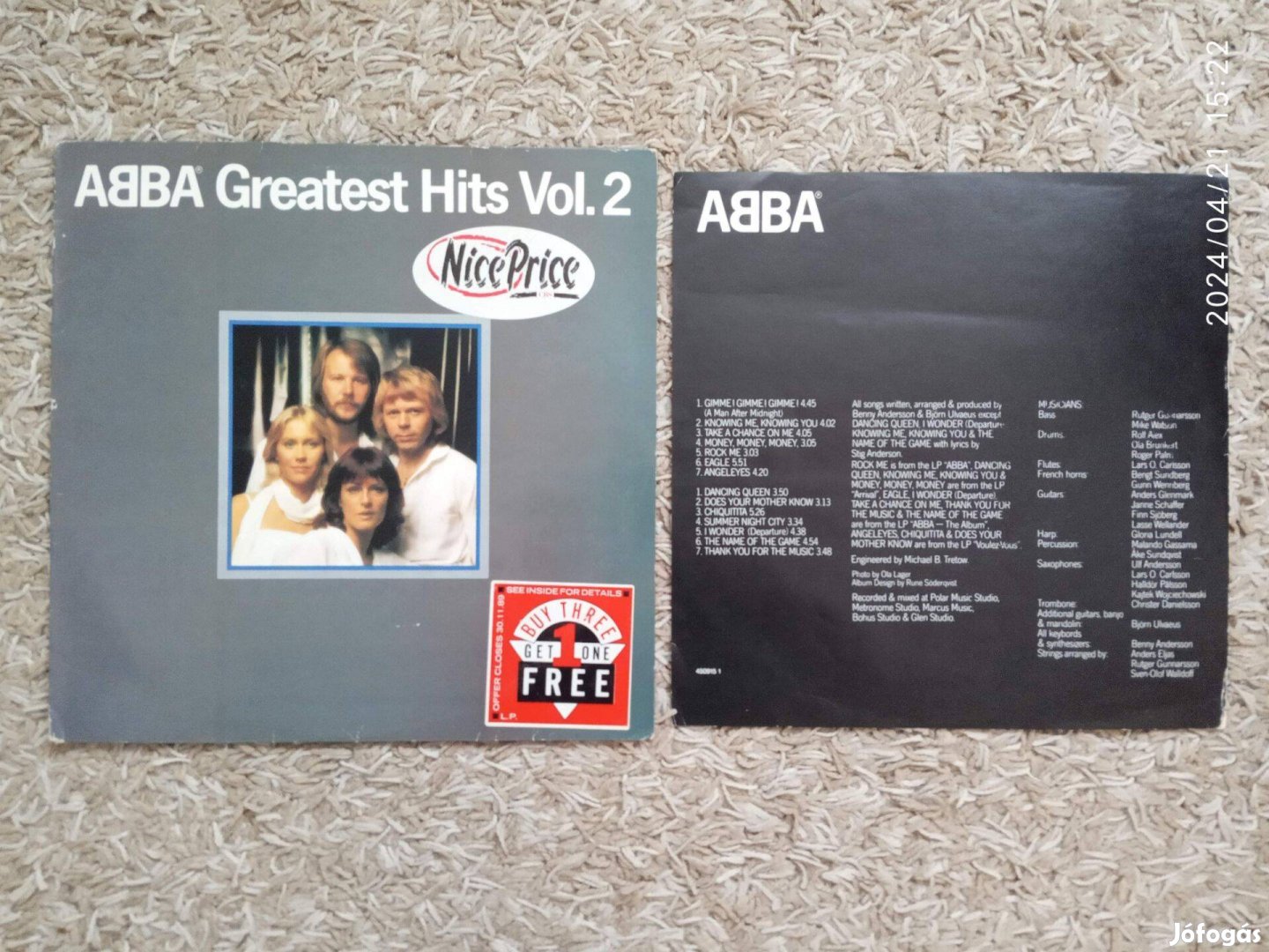 ABBA - Greatest Hits Vol. 2 (angol kiadás)