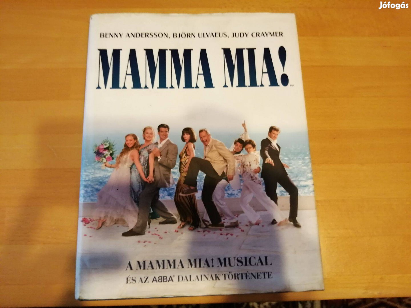 ABBA -könyv-Mamma Mia-szinte új! A bolti ár töredékéért!