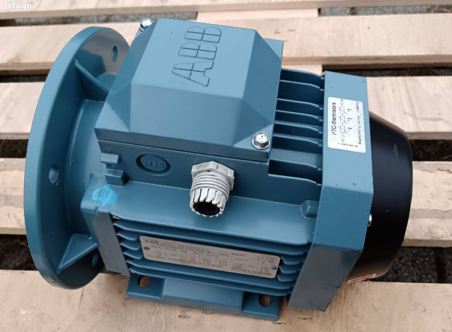 ABB 3 fázisú villanymotor 0.75kW, 1415/perc, B35