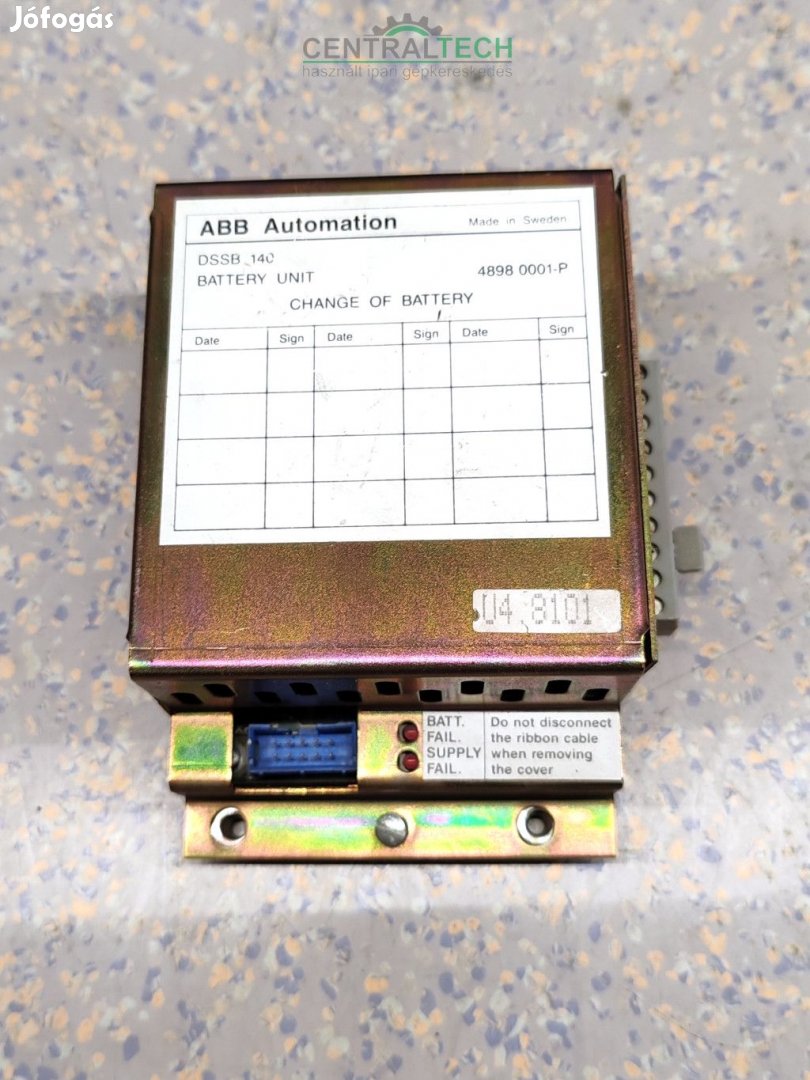 ABB AUTOMATION DSSB 140 48980001-P AKKUMULÁTOR EGYSÉG