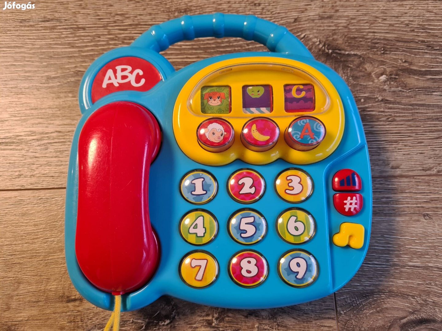 ABC baba telefon hanggal és zenével (Simba Toy)