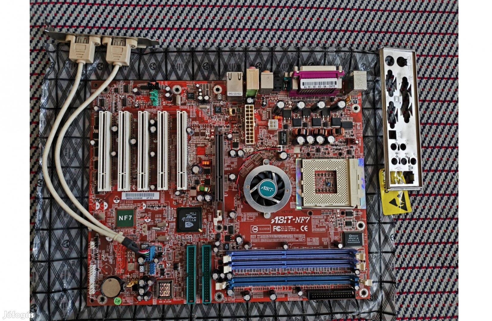 ABIT NF7 S462 alaplap eladó gyári tartozékokkal Baján