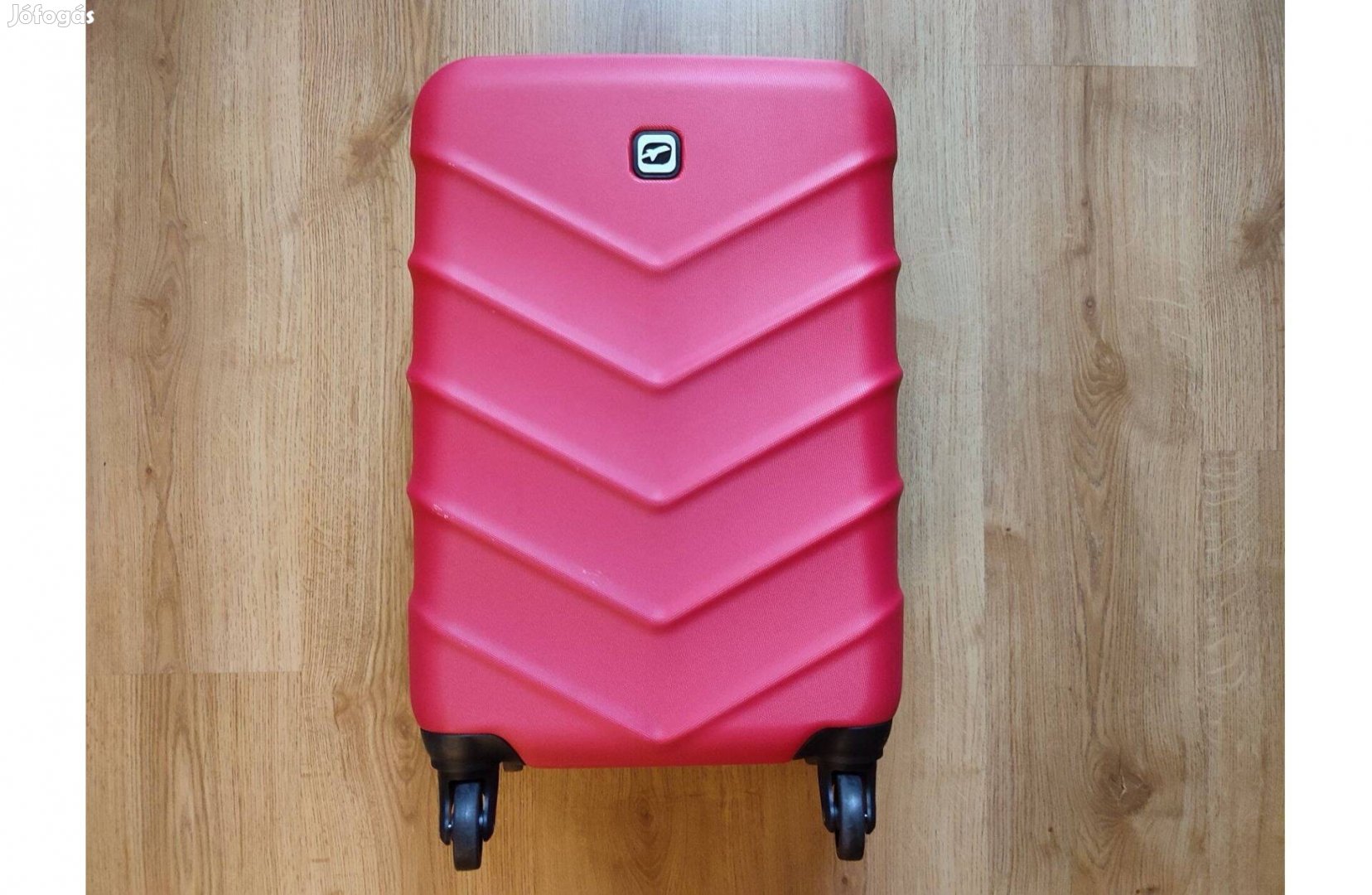 ABS 4 kerekű bőrönd - Rózsaszín (55x34x21)