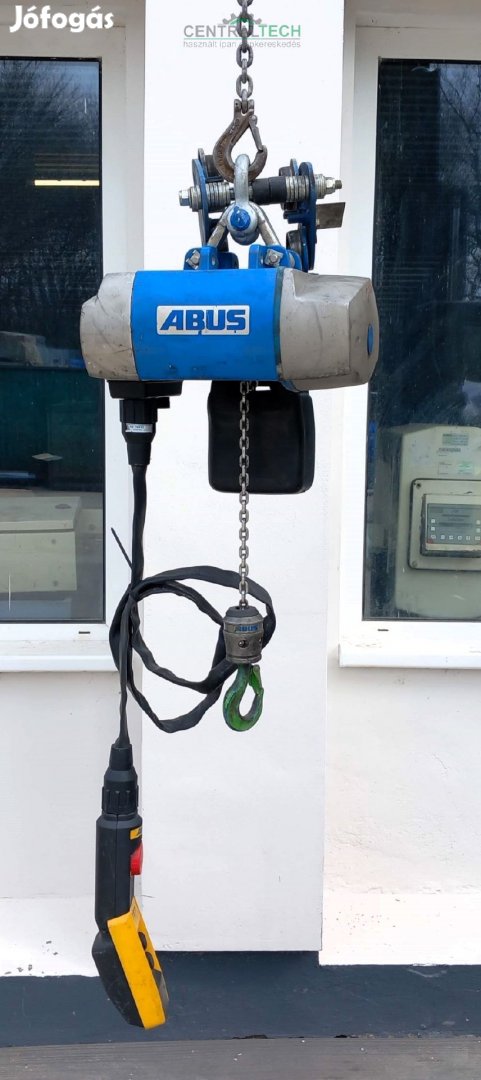 ABUS 125kg-os elektromos láncosemelő daru futómacska