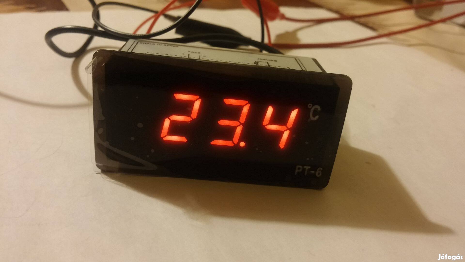 AC 230 Volt hőmérő 110 C fok szenzor meghosszabbítható