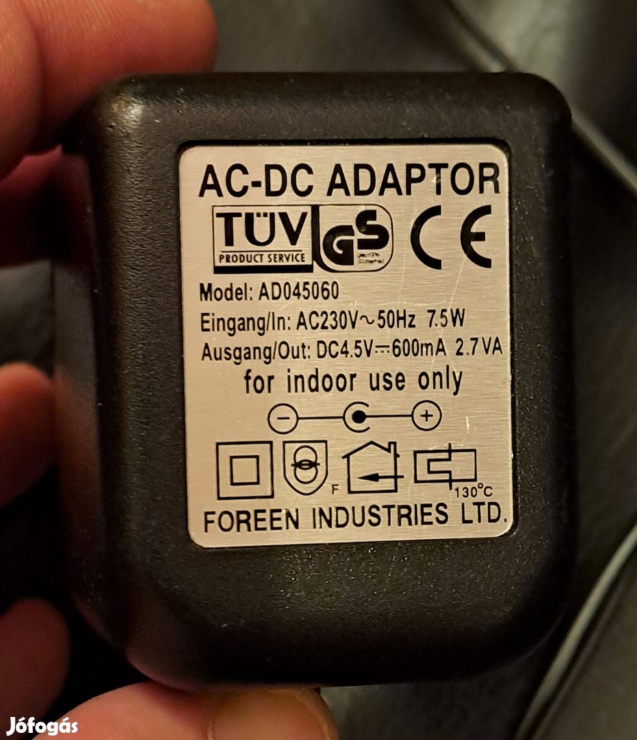 AC-DC Adapter 4.5 V 600mA