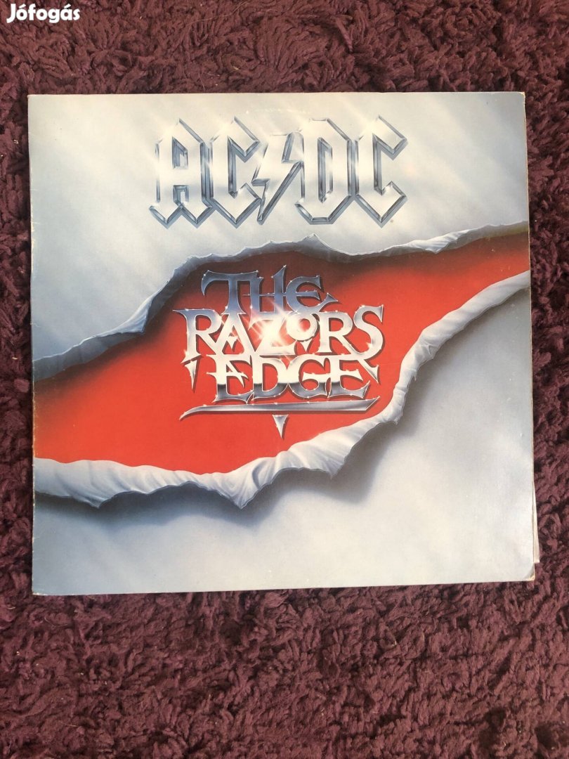 AC/DC The Razors Edge LP, bakelit lemez