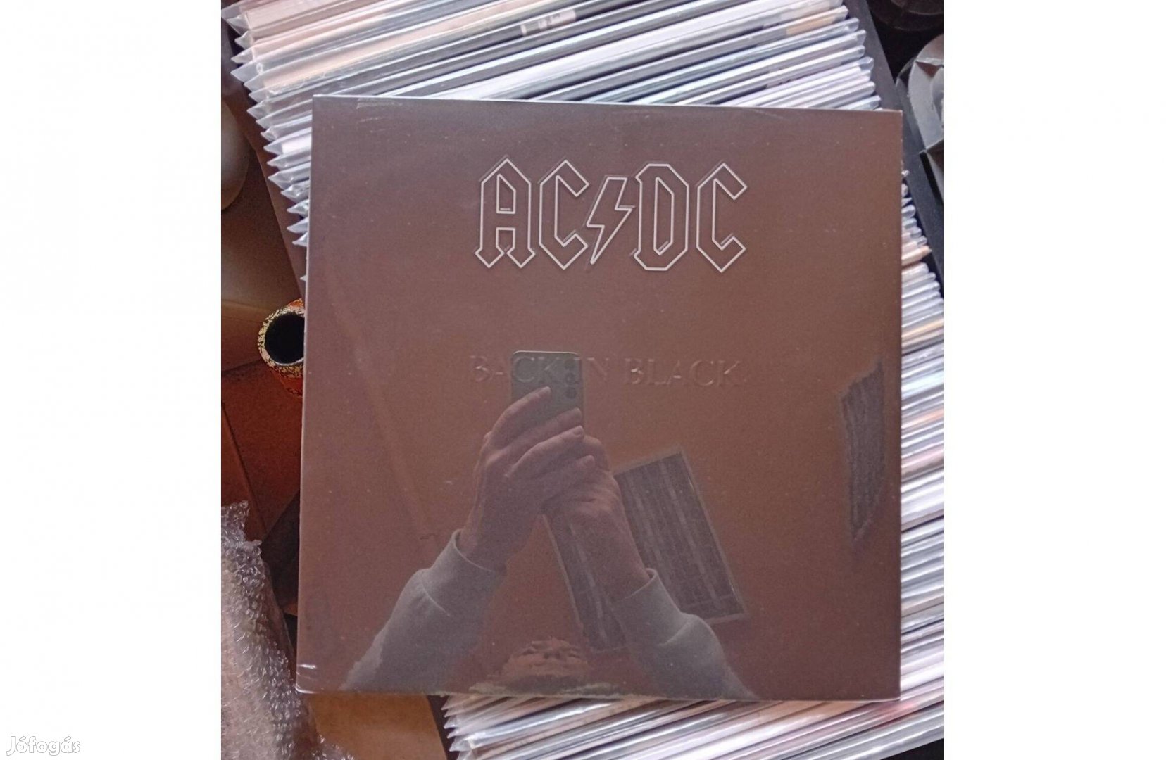 AC/DC - Back In Black Bakelit Lemez LP Bontatlan