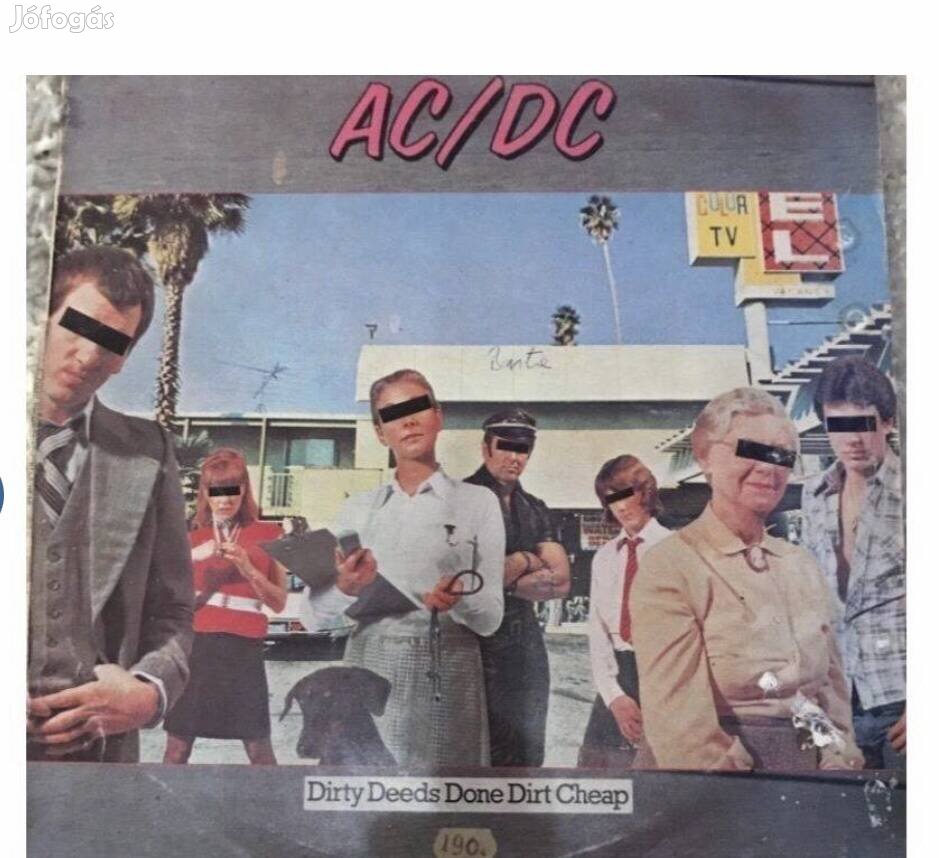 AC/DC - Dirty Deeds Done Dirt Cheap bakelit lemez