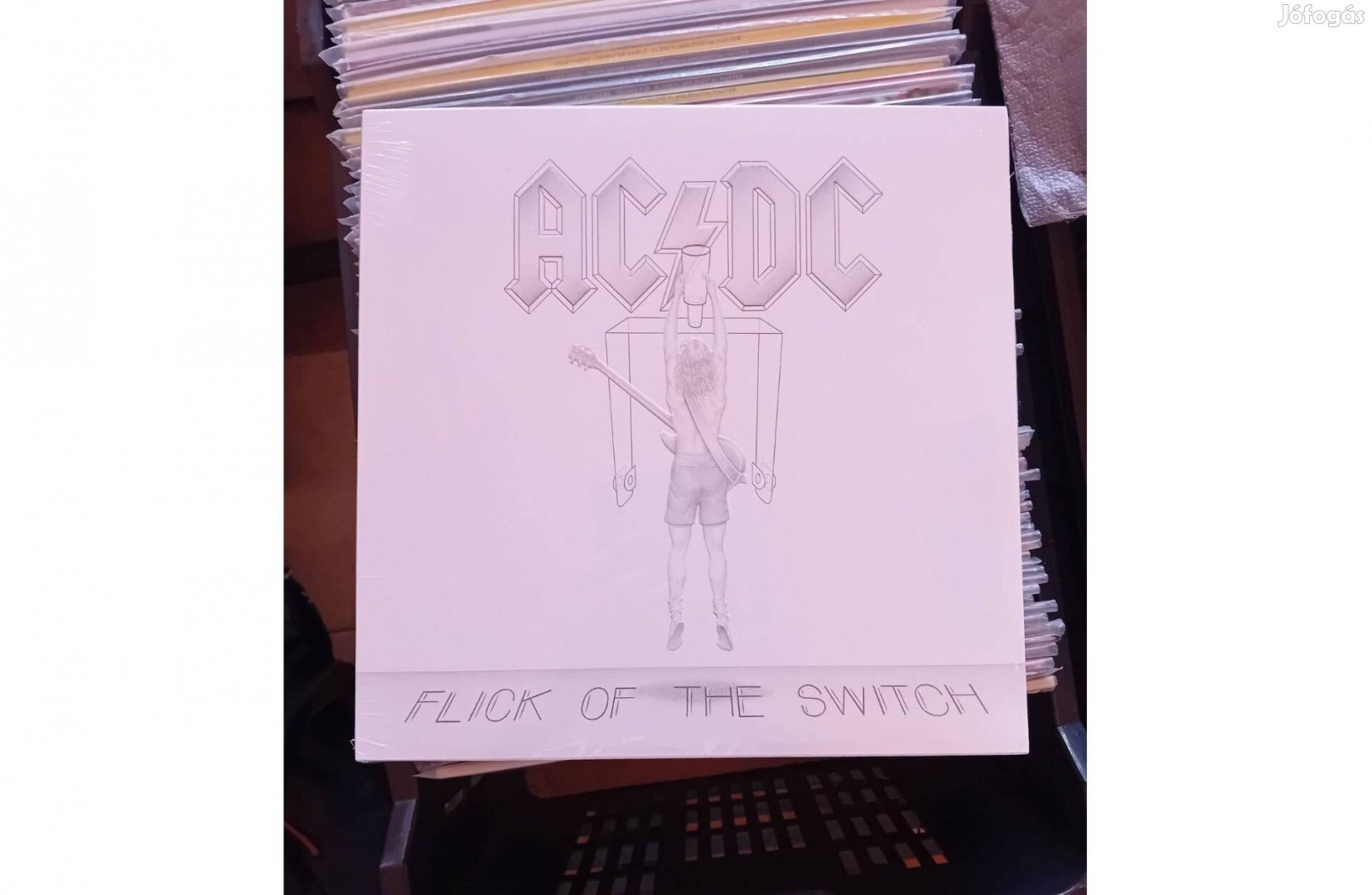 ACDC - Flick Of The Switch Bakelit Lemez LP Bontatlan