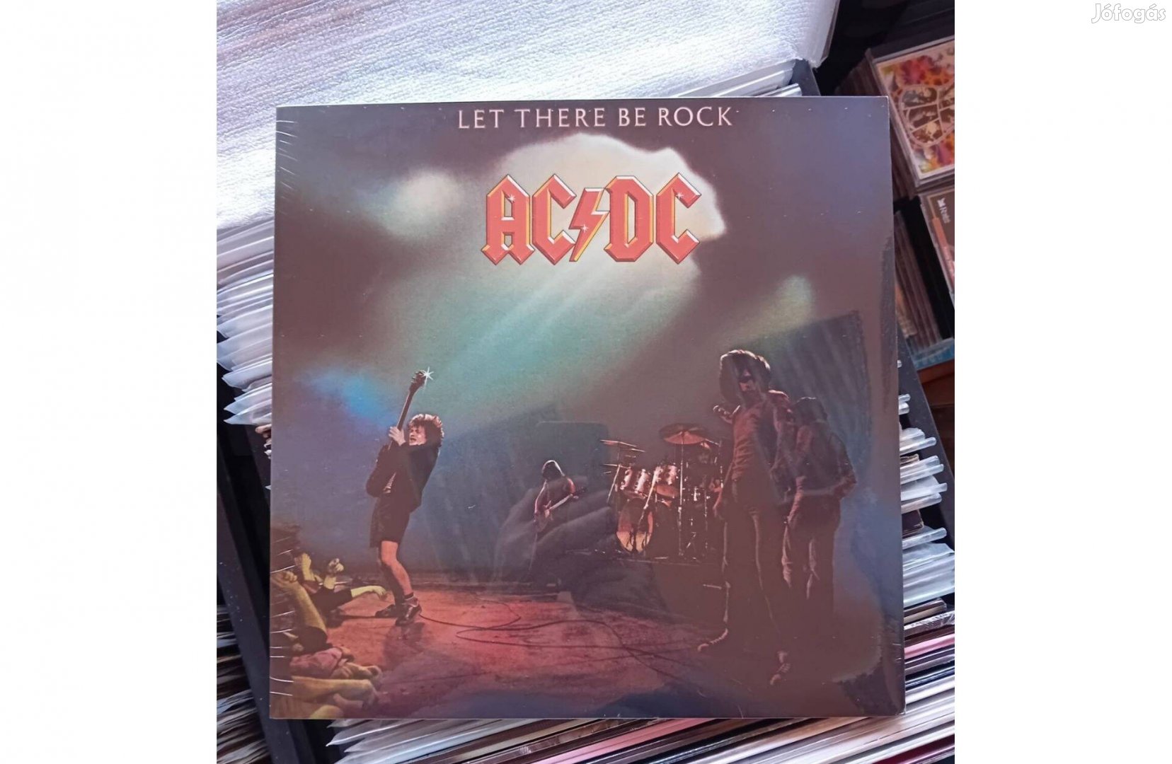 AC/DC - Let There Be Rock Bakelit Lemez LP Bontatlan