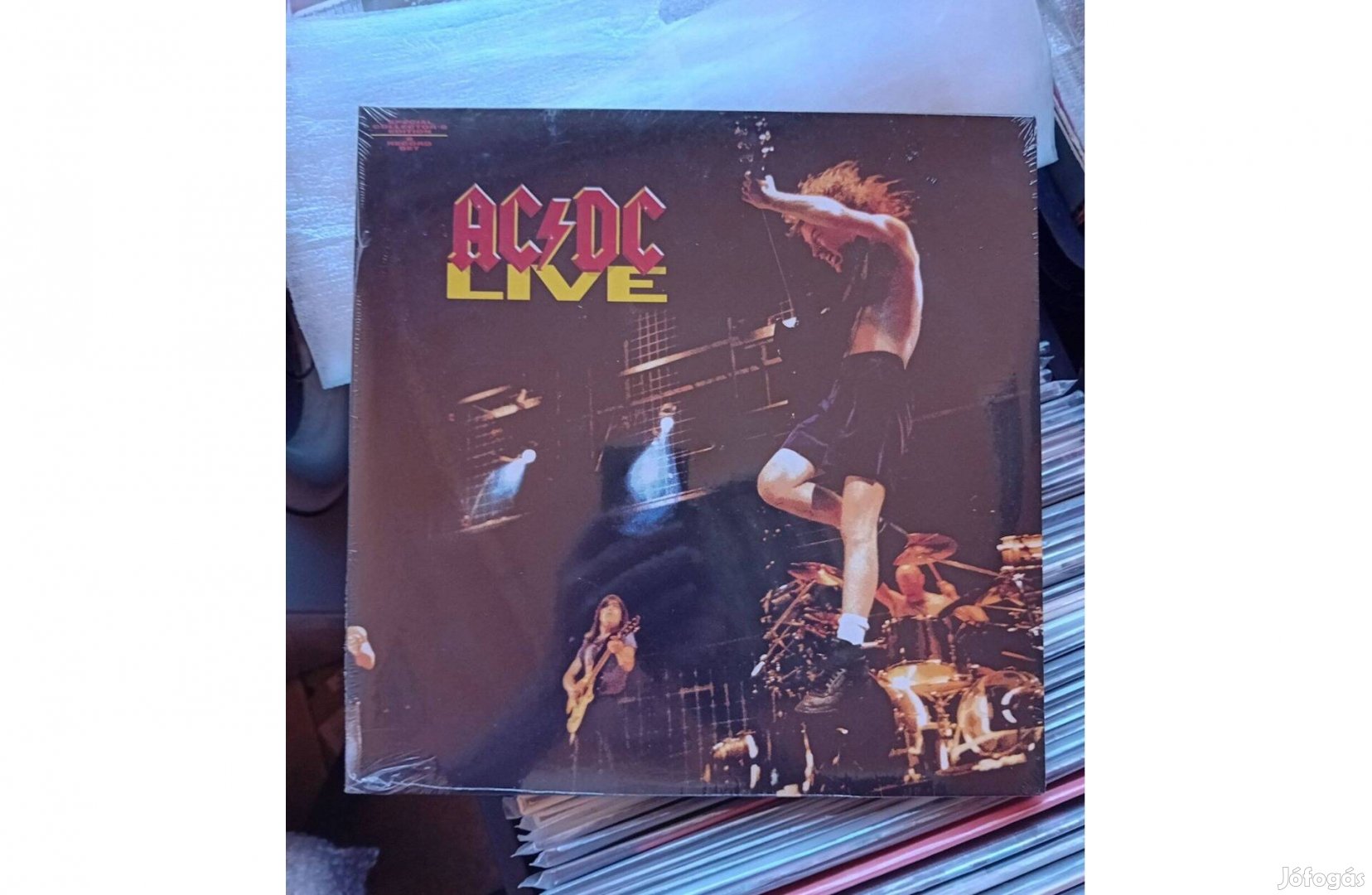 AC/DC - Live Dupla Bakelit Lemez LP Bontatlan