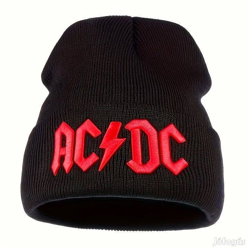 AC/DC kötött fekete sapka - új