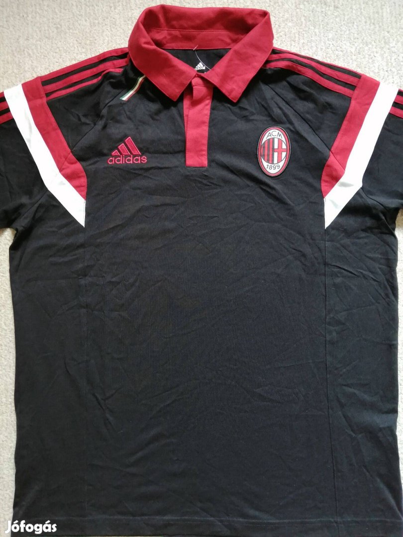 AC Milan Adidas pamut póló, újszerű, hibátlan (L)