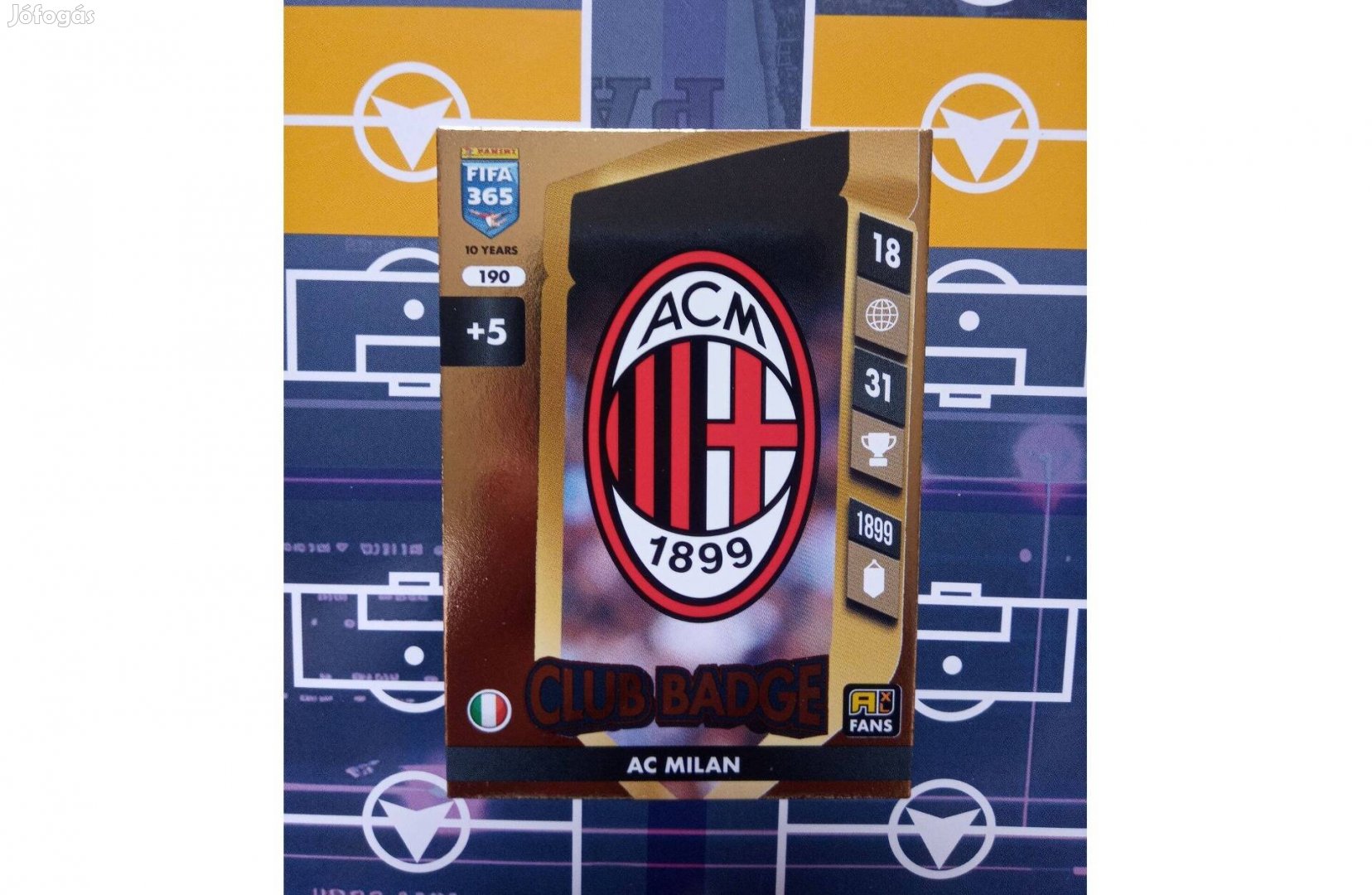 AC Milan Club Badge, Címer Fifa 365 2025 focis kártya