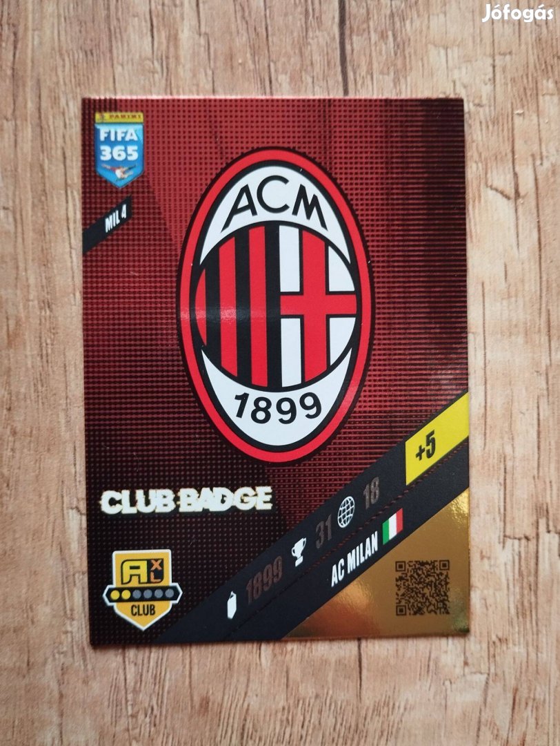 AC Milan FIFA 365 2024 Club Badge Címer Logo focis kártya
