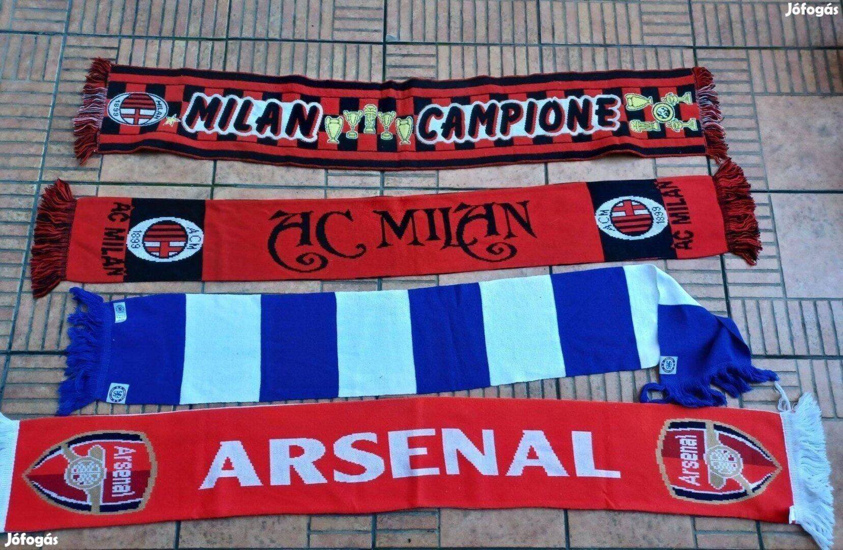 AC Milan szurkolói sál Arsenal sál Chelsea sál 4db