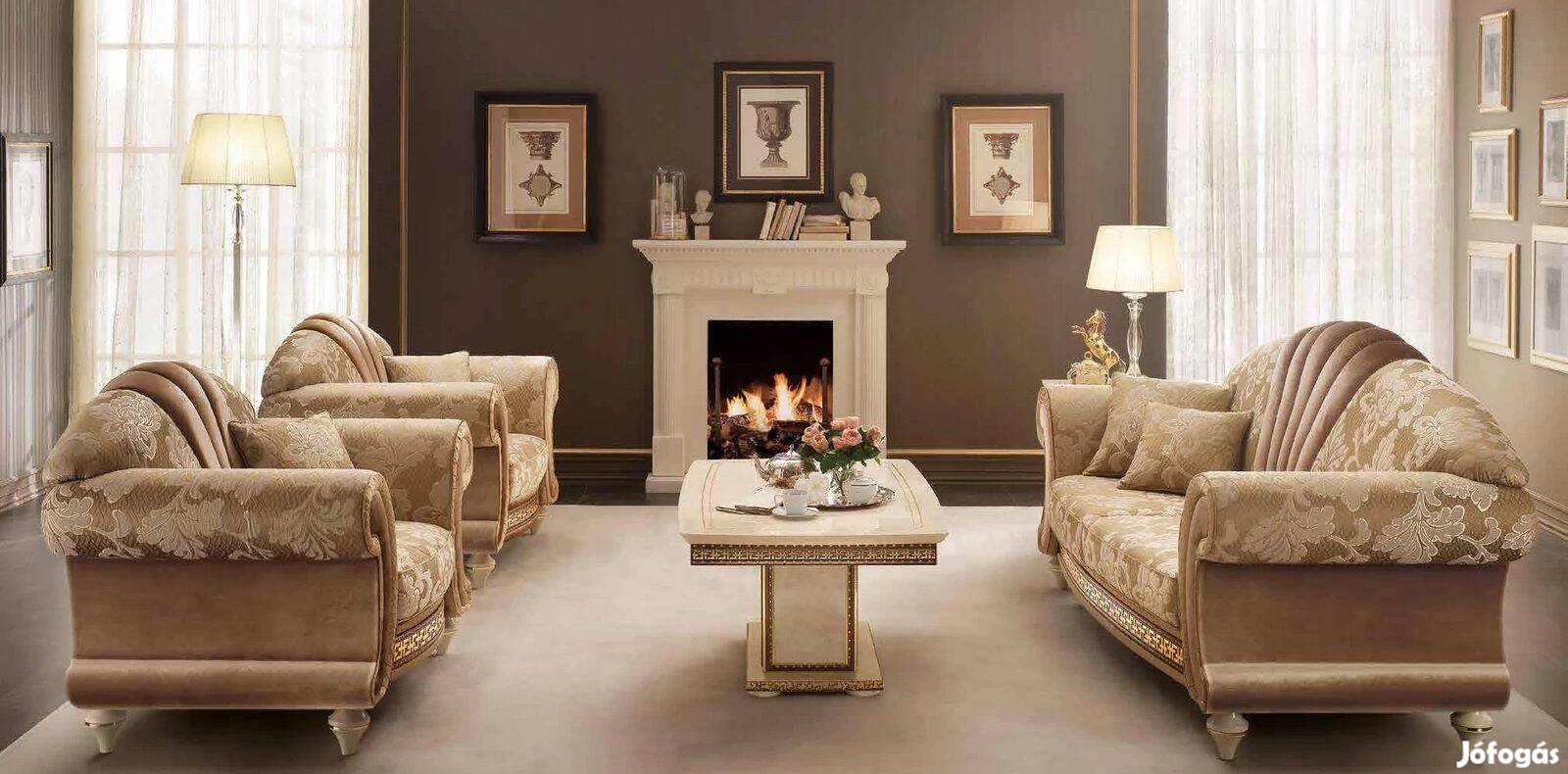 AC - Fantasia bézs olasz luxus nappali garnitúra Akció!