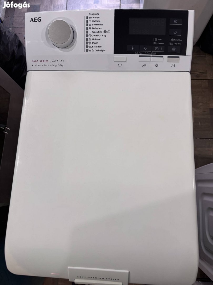 AEG 6000 series felültöltős mosógép Garanciával