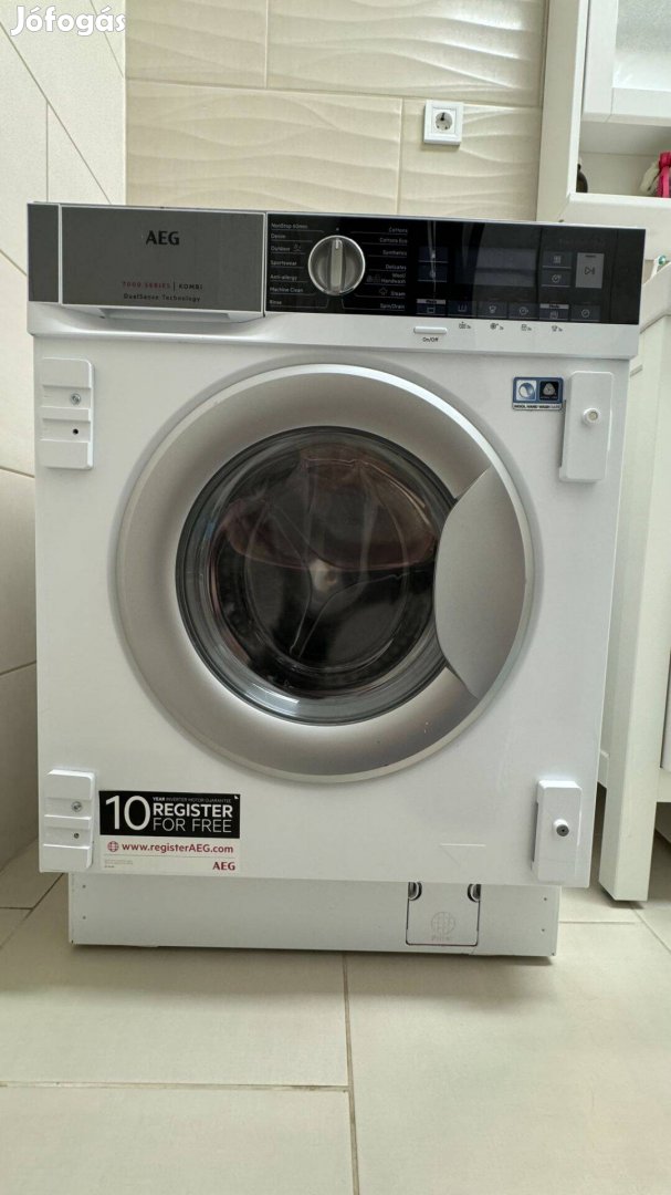 AEG 7000 series beépíthető kombi mosó- és szárítógép 4/8 kg