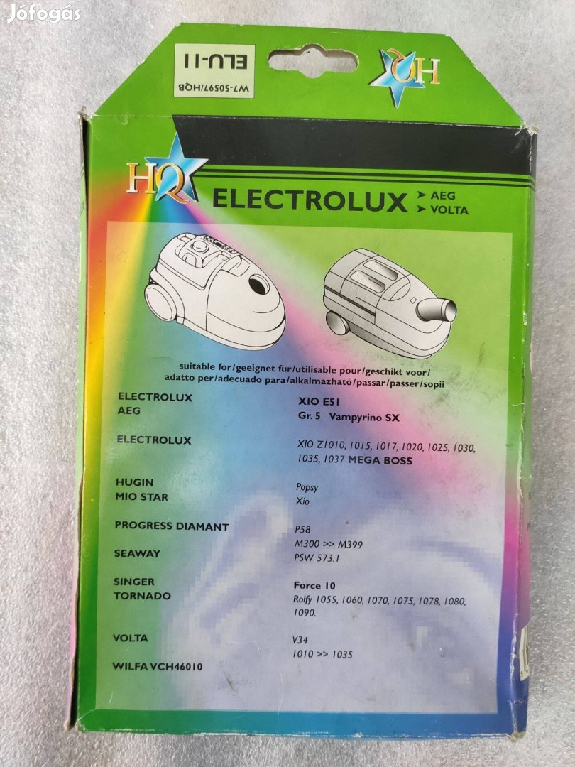 AEG GR5/Electrolux E51 papír porzsák eladó