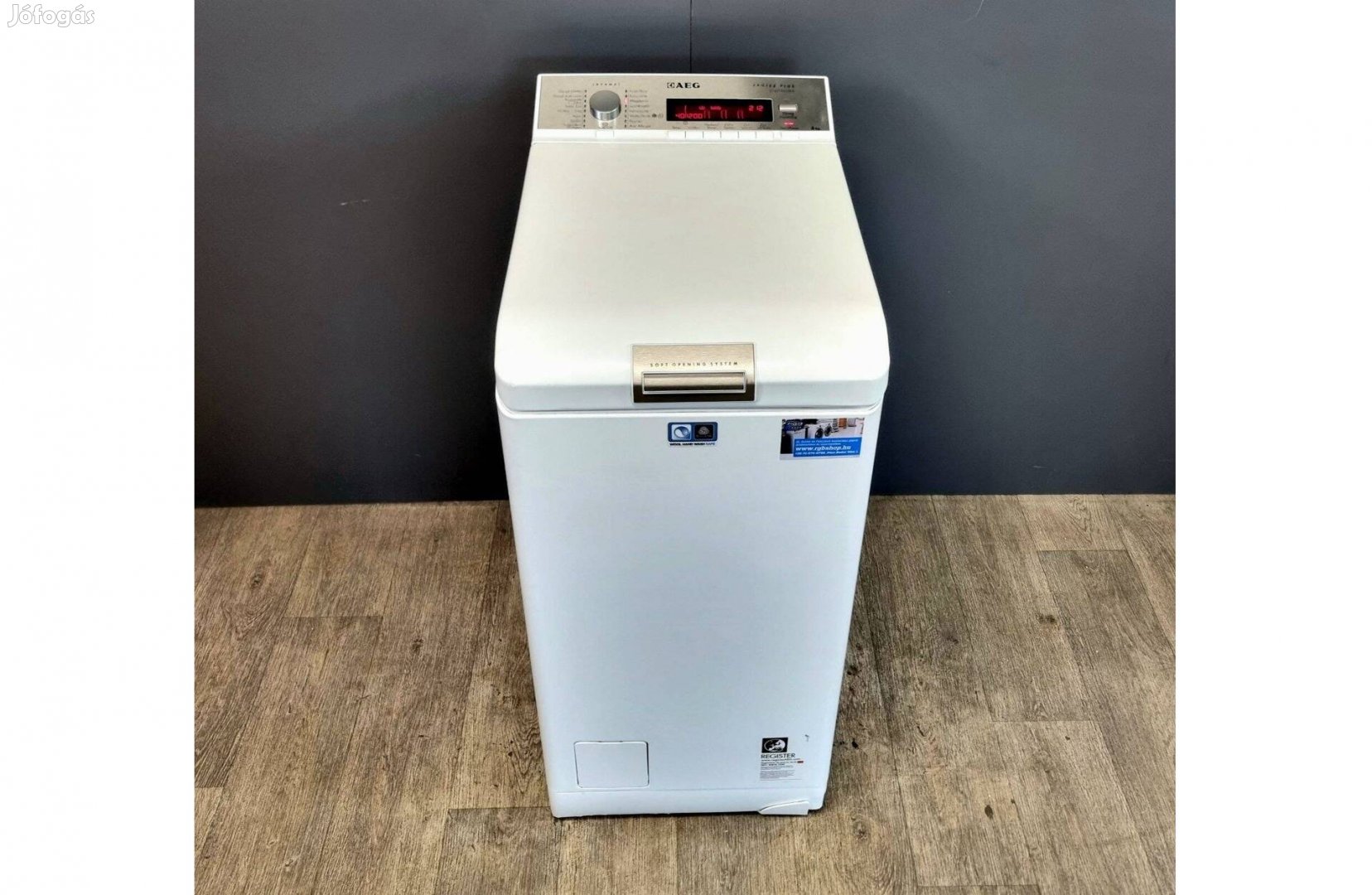 AEG L86565TL4 A+++ 6kg 1500 f/p Felültöltős Mosógép