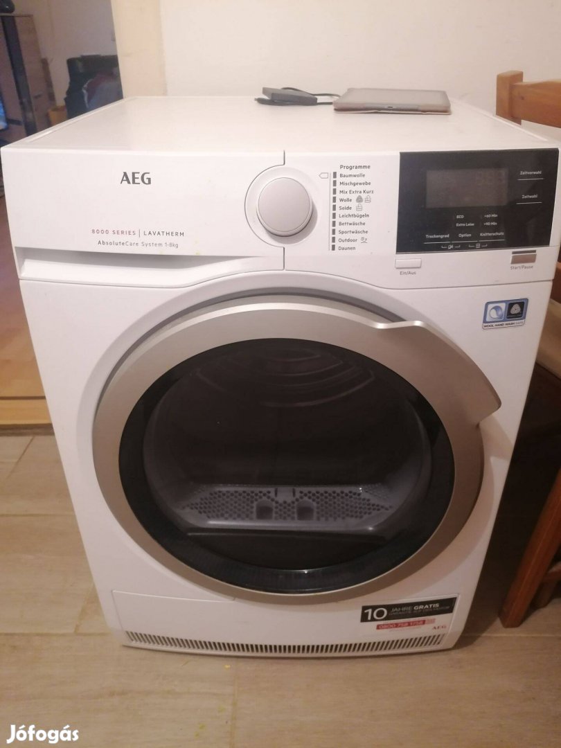 AEG Lavatherm 8000 series hőszivattyús szárítógép, 8 kg