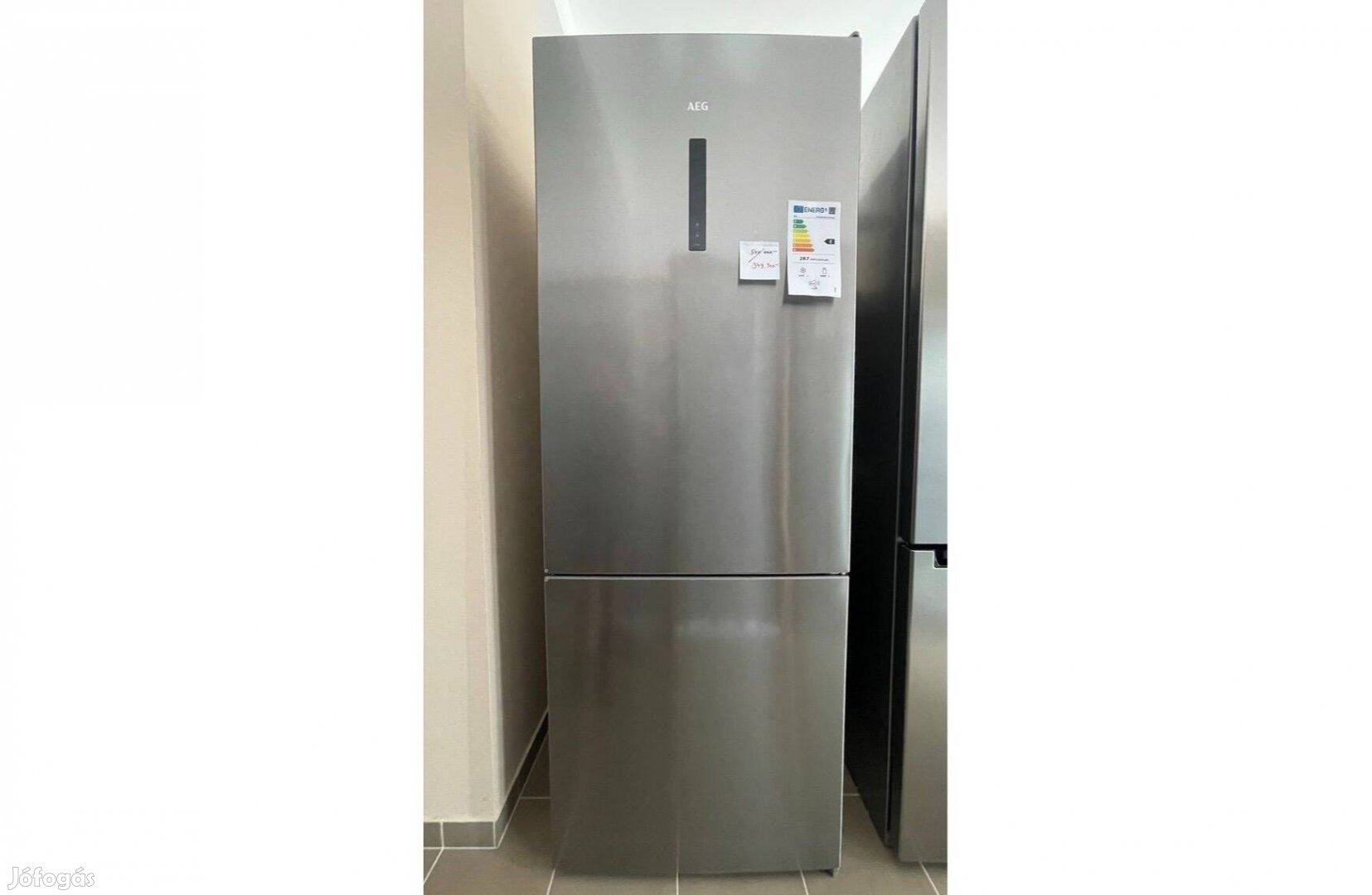 AEG RCB646E3MX Inverteres Nofrost hűtőszekrény, A++,461L,(500e.helyet