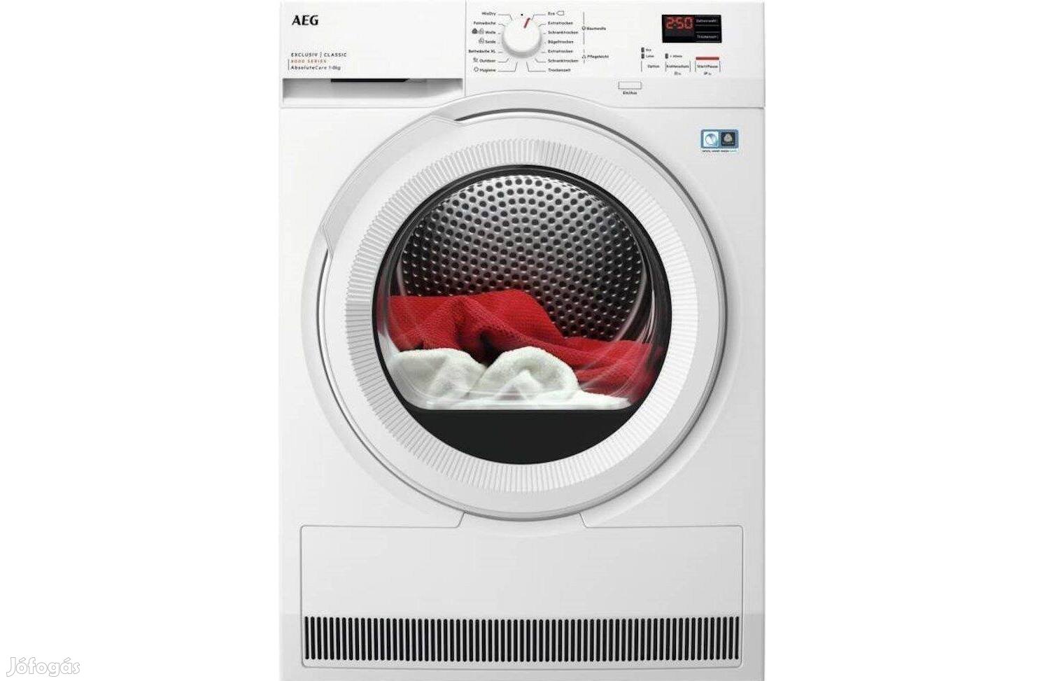 AEG TR8C40689 - Series 8000 Hőszivattyús szárítógép, 8kg, A energ. -22