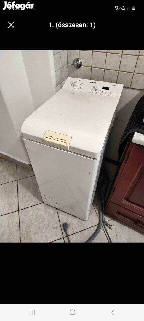 AEG felültöltős mosógép Hajdúszoboszló