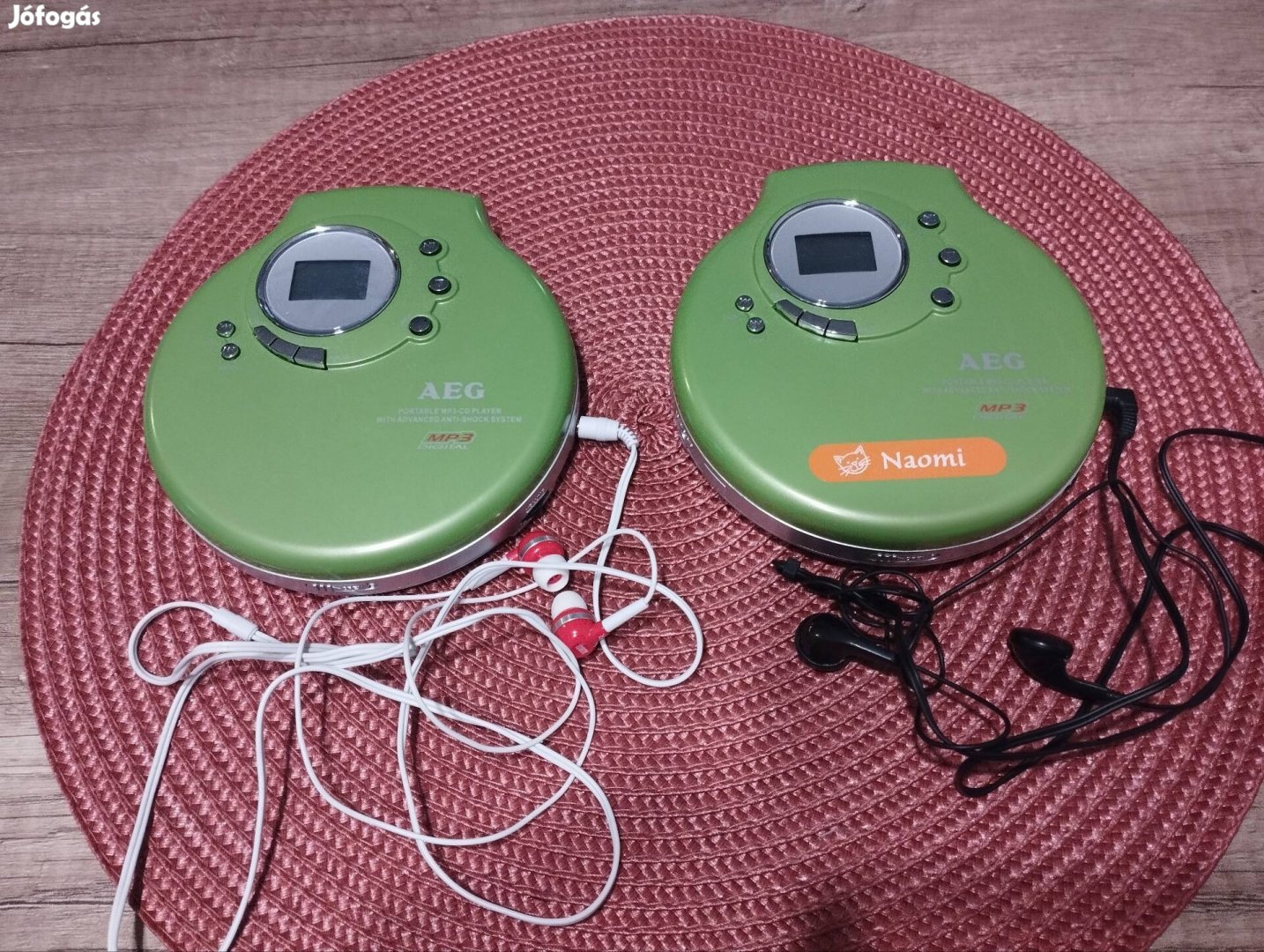 AEG tipusú discman 2db! 