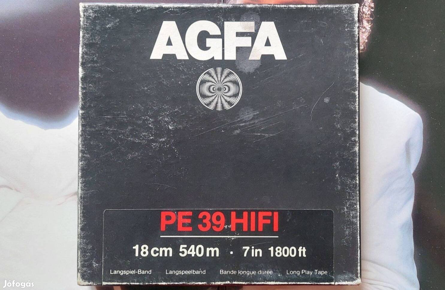 AGFA PE 39 15cm 540m 7iN 1800ft Orsós Magnószalag AGFA MAGNÓ Szalag
