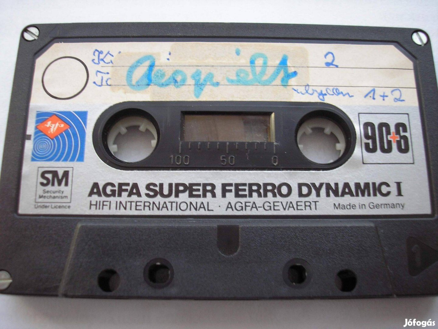 AGFA Super Ferro Dynamic , 90 + 6-os retro audio kazetta