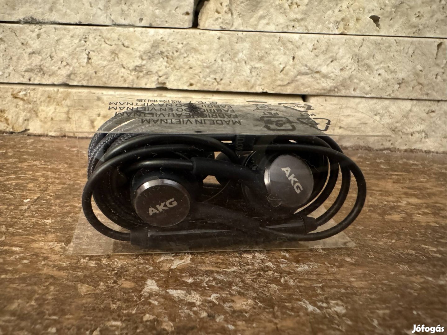AKG Samsung gyári felvevős fülhallgató - EO-IG955 3,5 mm jack fekete
