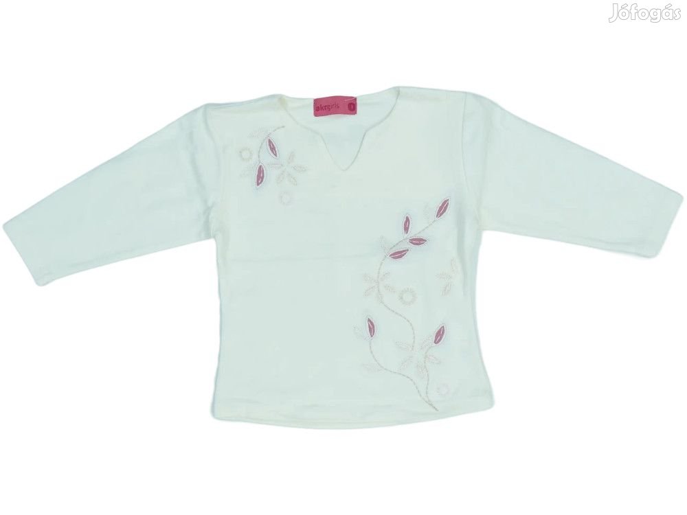 AKR Girls Új (címkés) Lány Hosszú ujjú felső (Méret: 98)