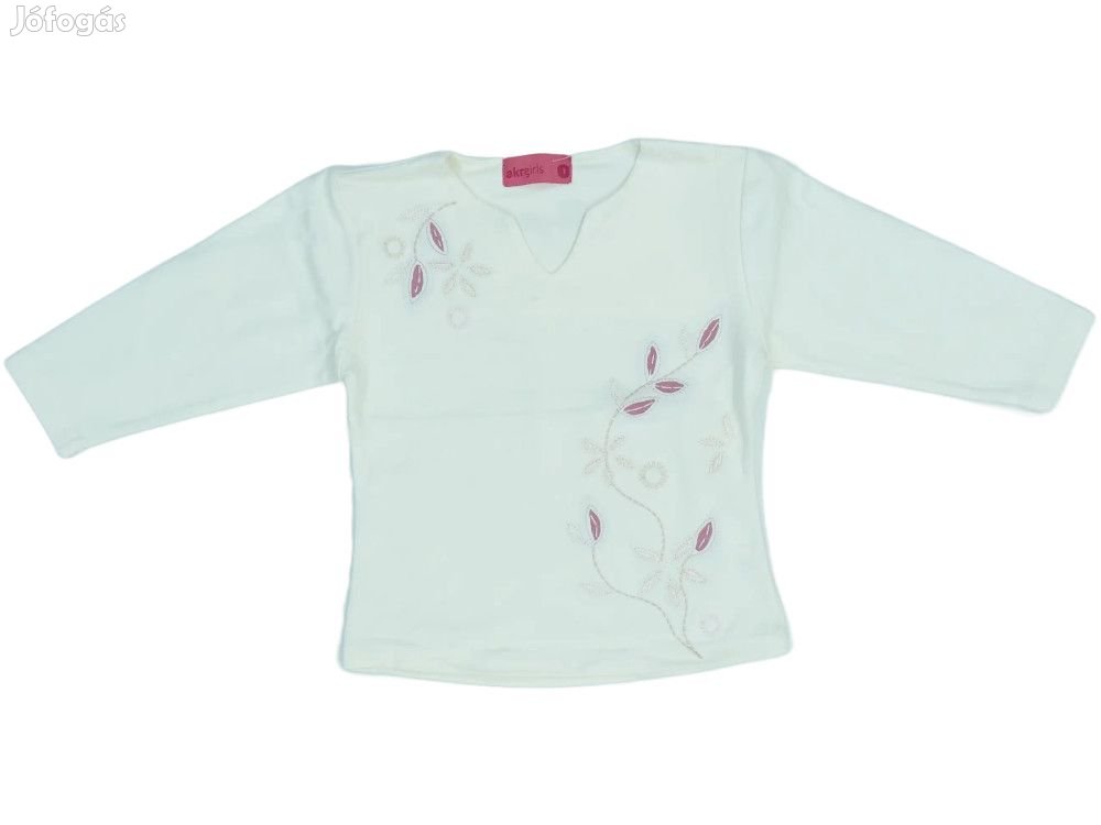 AKR Girls Új (címkés) Lány Hosszú ujjú felső (Méret: 98)