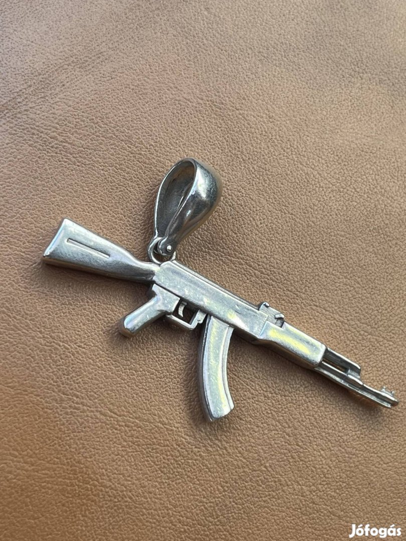 AK 47 ezüst medal 925