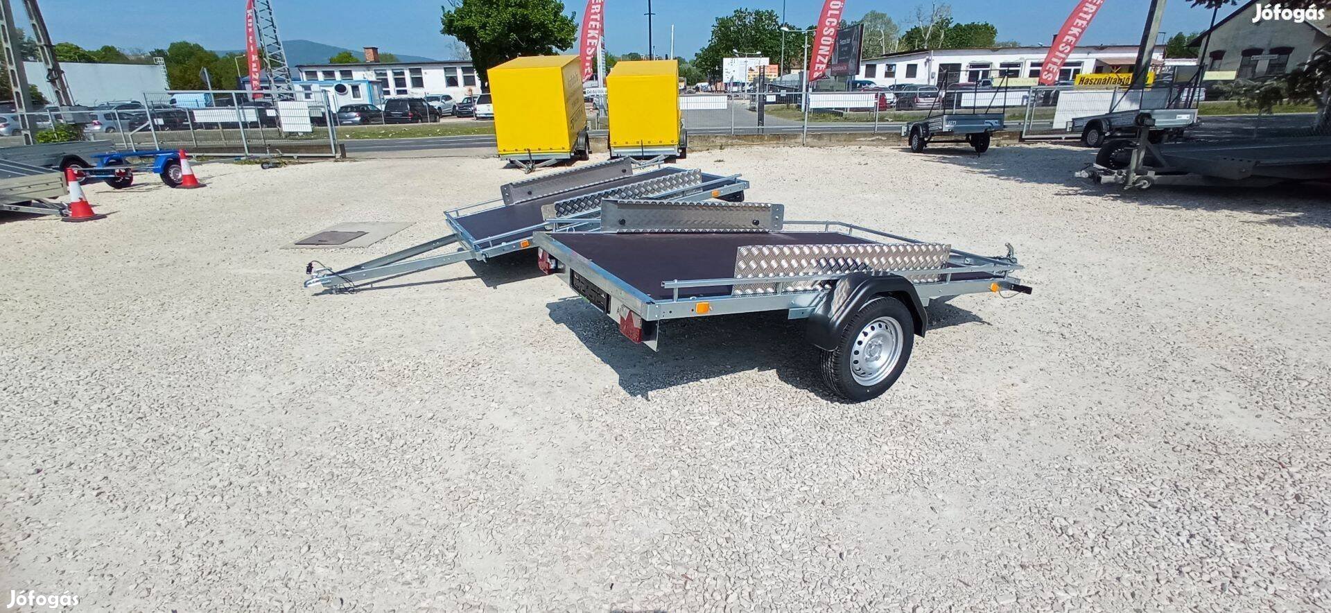 ALFA 12516MP.75Q Új Síkplatós Quad szállító 253x148cm 750kg